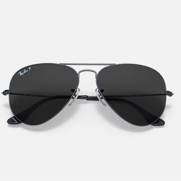 Ray-Ban Accessories - Ray-Ban Aviator Total Black Sunglasses